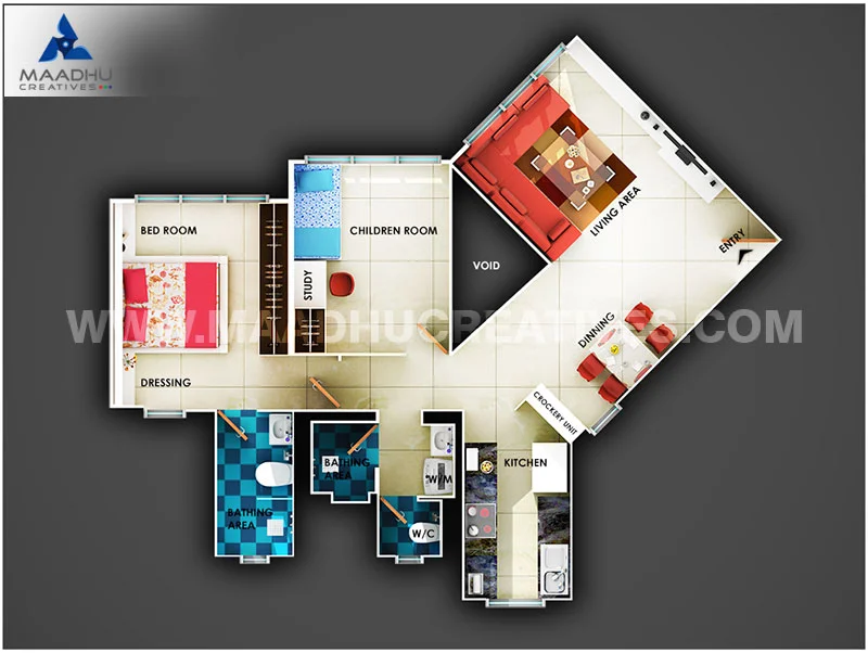 Interactive Floor Plan Design for Home